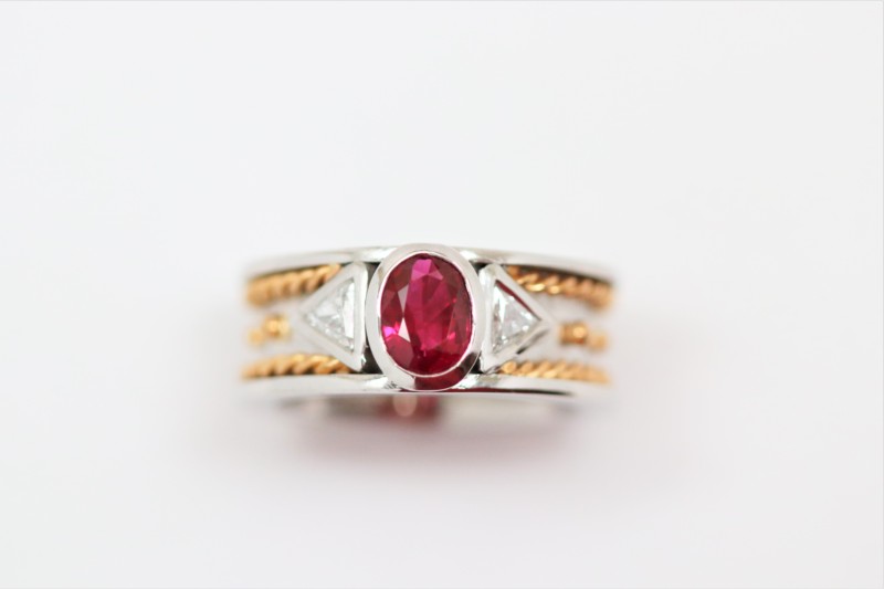 Ruby and Diamond Ring - David Adams Fine Jewelry