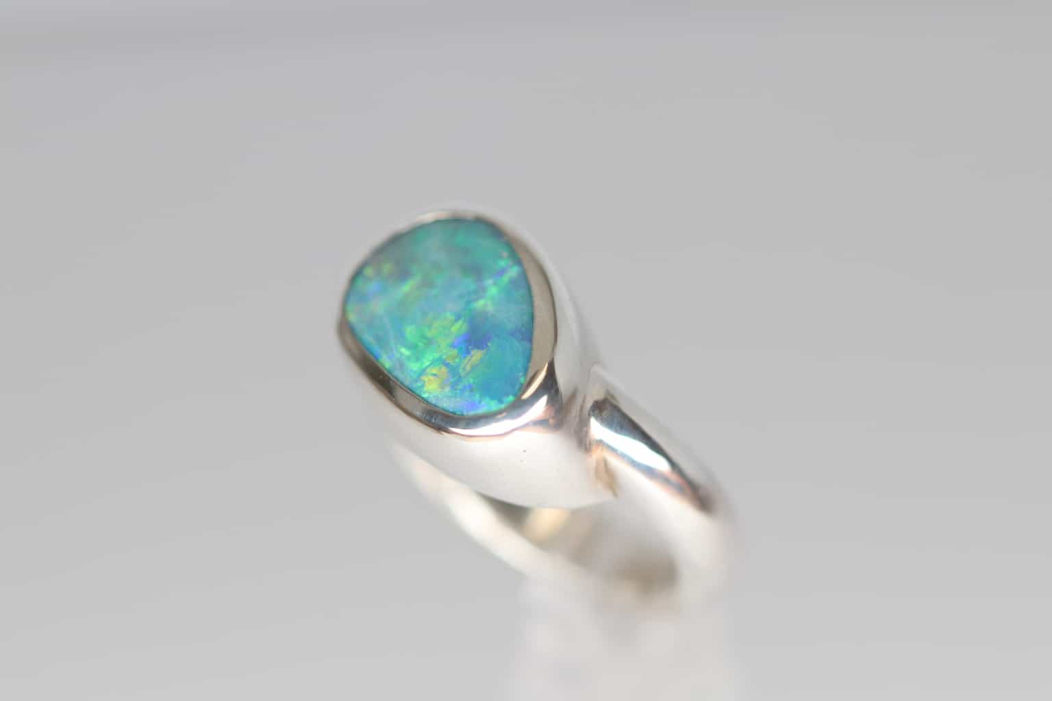 Andamooka Opal Ring - David Adams Fine Jewelry