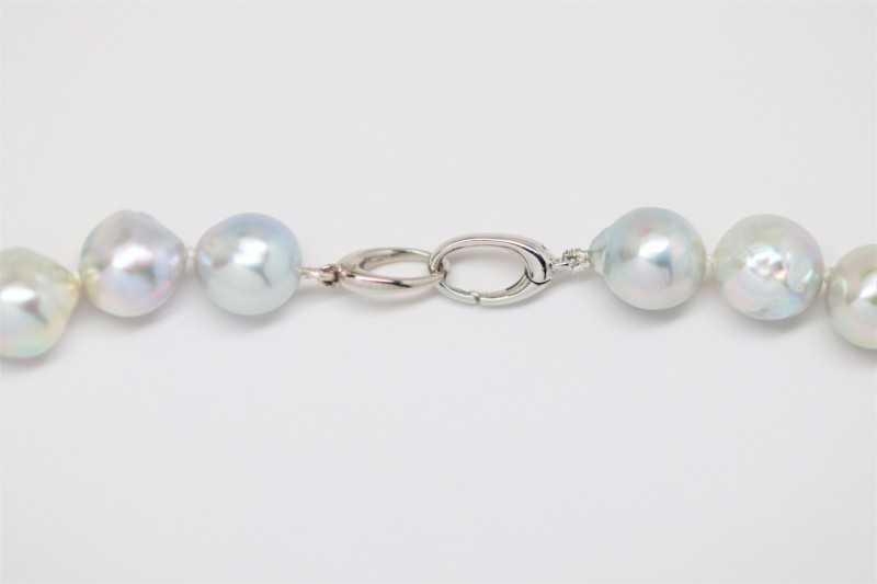 Silver South Sea Pearl Necklace - David Adams Fine Jewelry