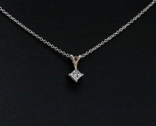 Princess Diamond Pendant