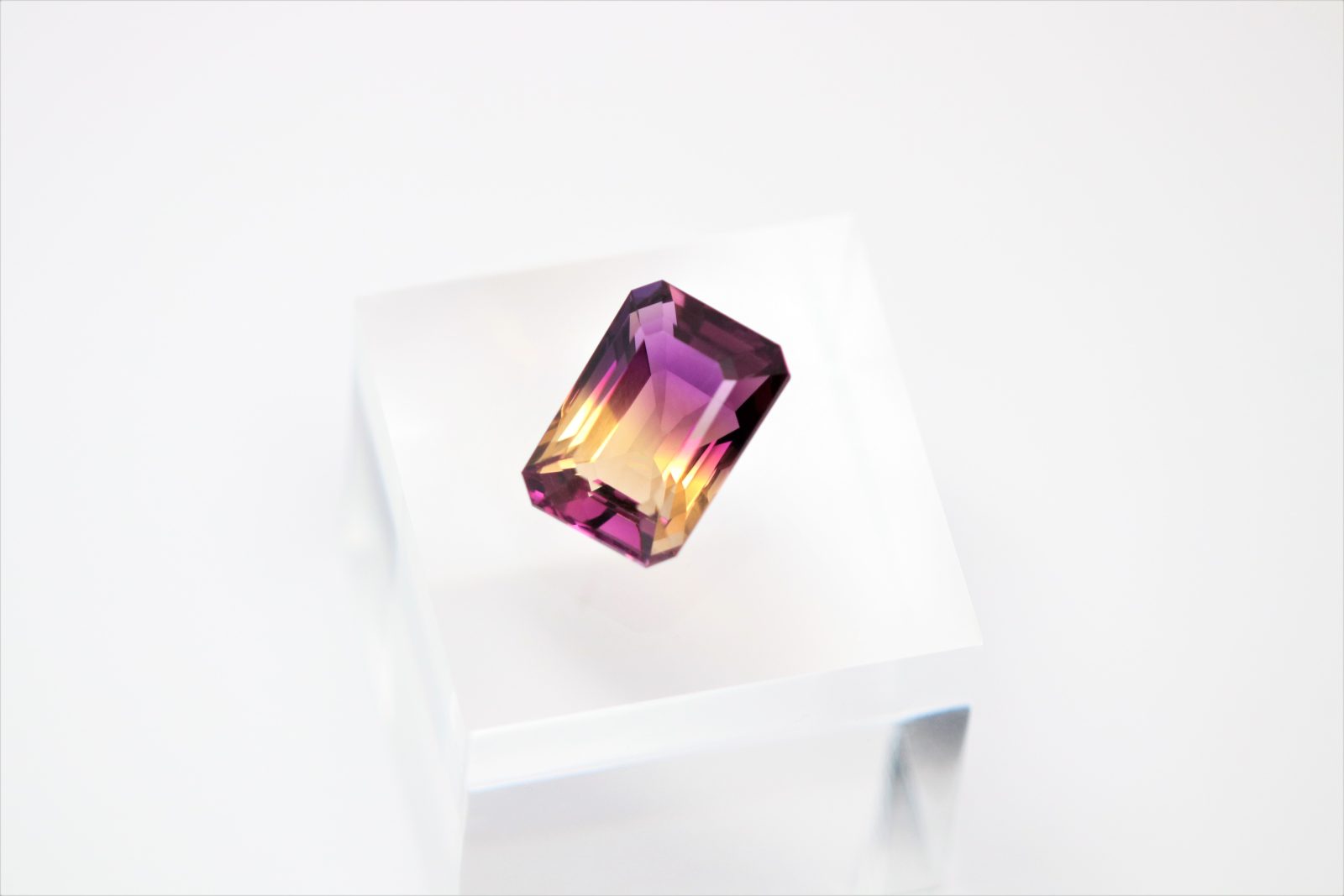 46.00 Carat Emerald-Cut Ametrine – Loose Stone - Image 2